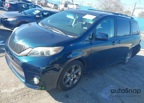 2012 Toyota Sienna Se 8 Passenger from USA, damaged, VIN 5TDXK3DC3CS224850
